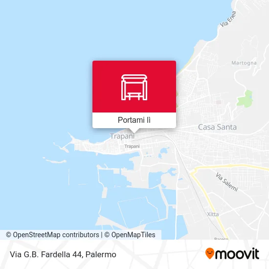 Mappa Via G.B. Fardella  44