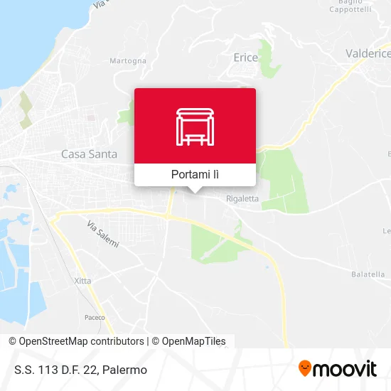 Mappa S.S. 113 D.F. 22