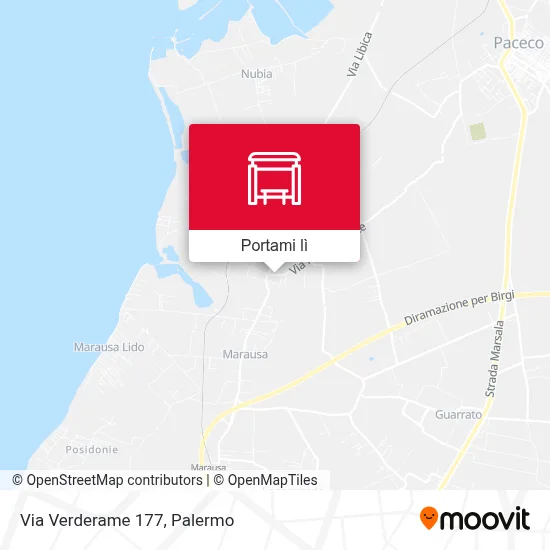 Mappa Via Verderame 177