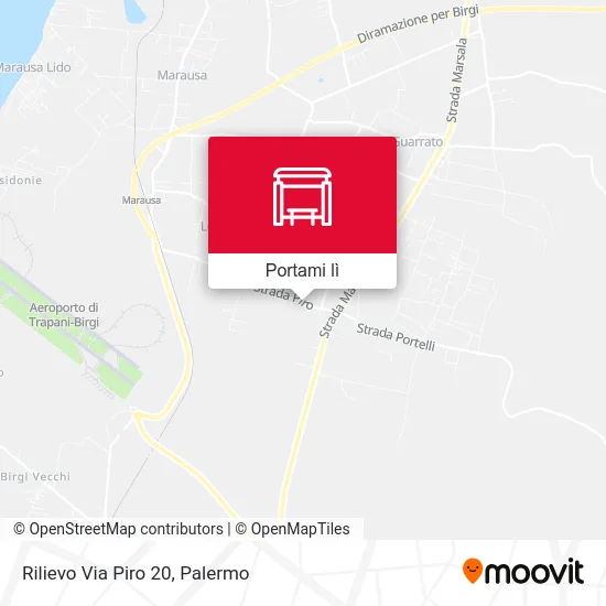 Mappa Rilievo Via Piro 20