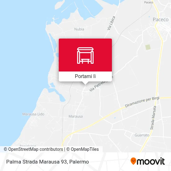 Mappa Palma Strada Marausa 93