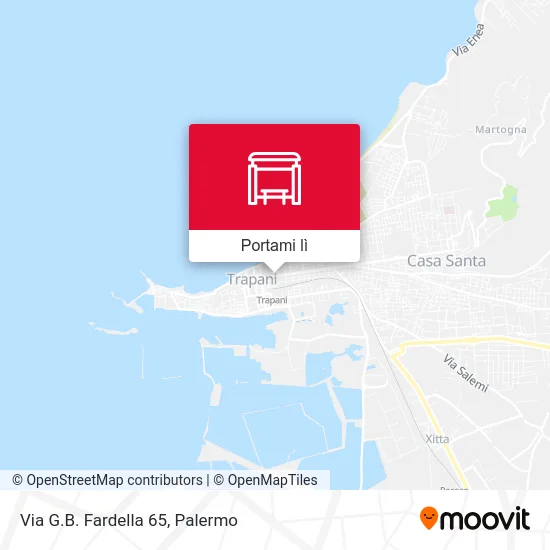 Mappa Via G.B. Fardella 65