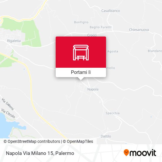 Mappa Napola Via Milano 15
