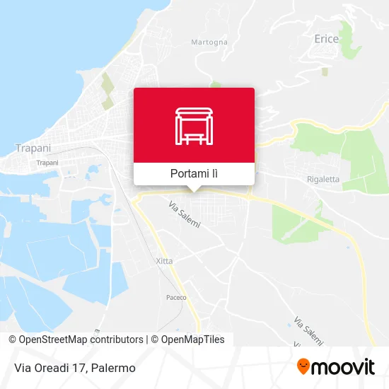 Mappa Via Oreadi 17