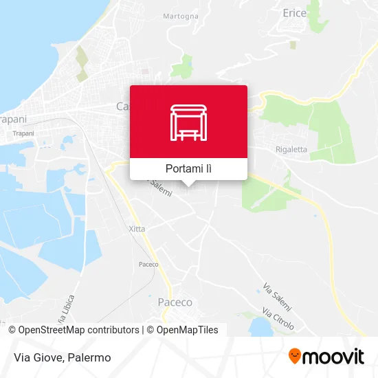 Mappa Via Giove