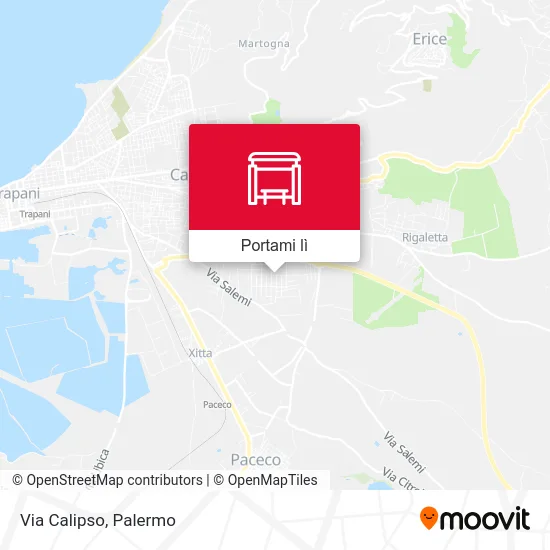 Mappa Via Calipso