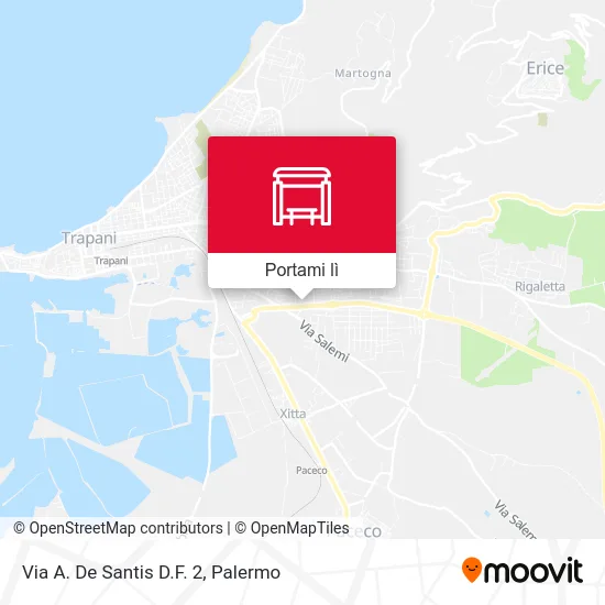 Mappa Via A. De Santis D.F. 2