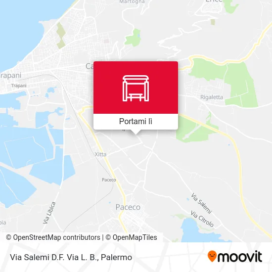 Mappa Via Salemi D.F.  Via L. B.