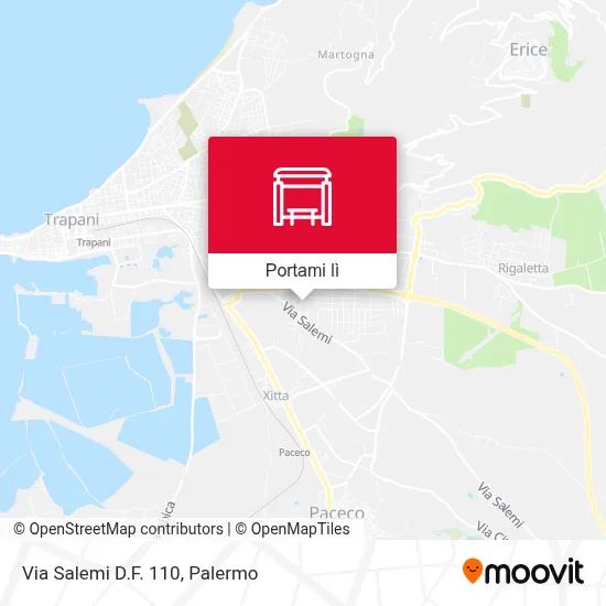 Mappa Via Salemi D.F. 110
