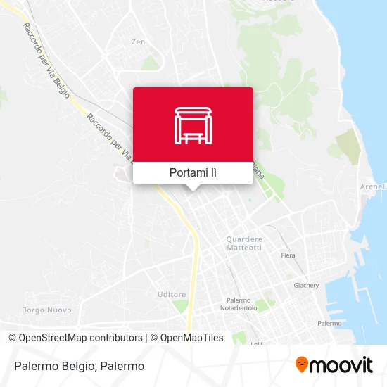 Mappa Palermo Belgio