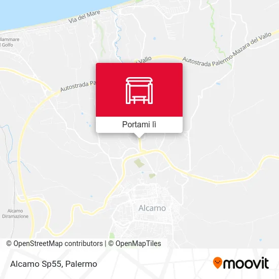 Mappa Alcamo Sp55