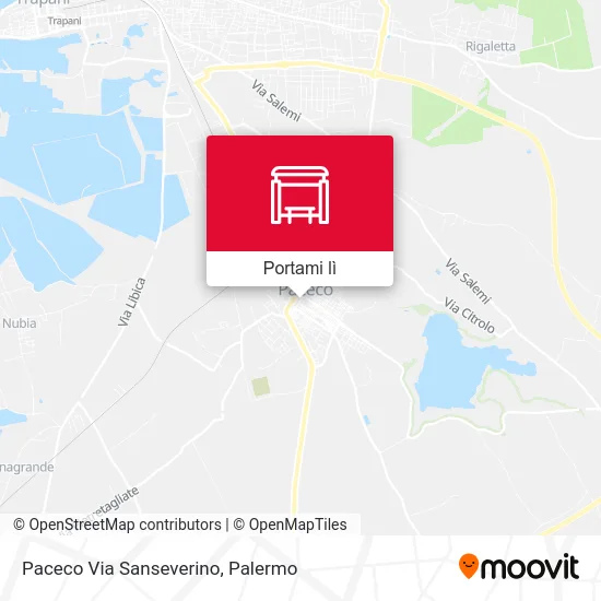 Mappa Paceco Via Sanseverino
