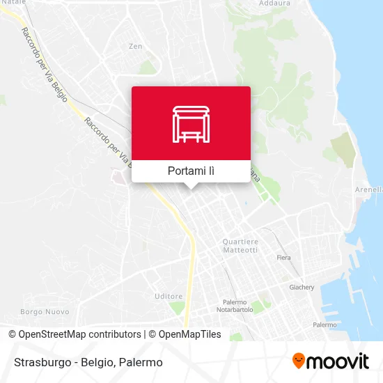 Mappa Strasburgo - Belgio