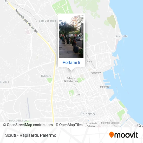 Mappa Sciuti - Rapisardi