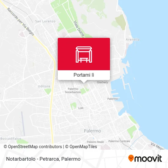 Mappa Notarbartolo - Petrarca