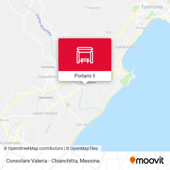 Mappa Consolare Valeria - Chianchitta