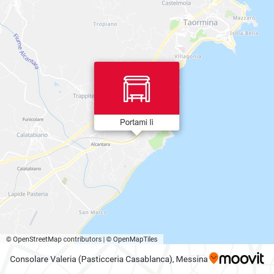 Mappa Consolare Valeria (Pasticceria Casablanca)