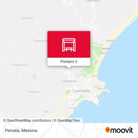 Mappa Petralia