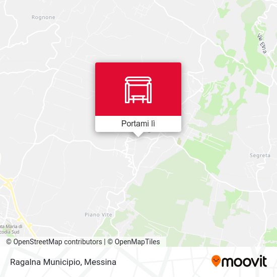 Mappa Ragalna Municipio