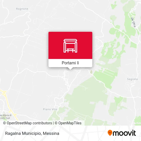 Mappa Ragalna Municipio