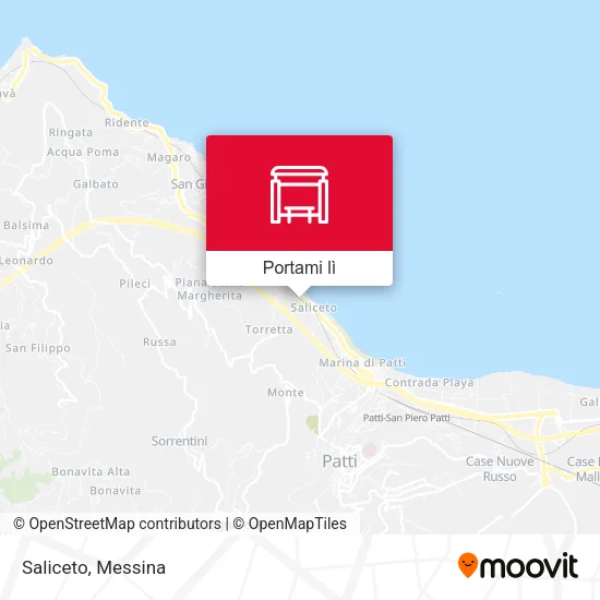 Mappa Saliceto