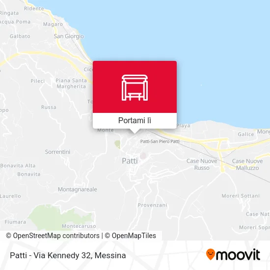 Mappa Patti - Via Kennedy 32