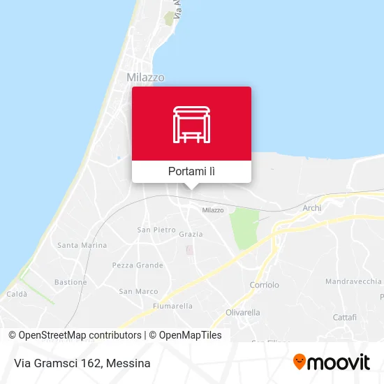 Mappa Via Gramsci 162