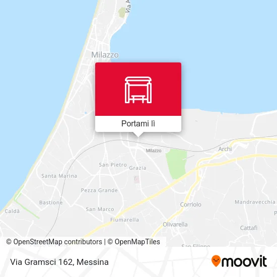 Mappa Via Gramsci 162