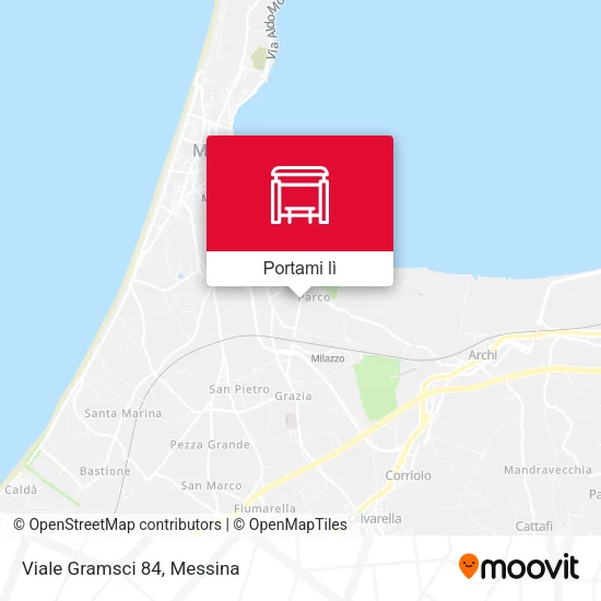 Mappa Viale Gramsci 84