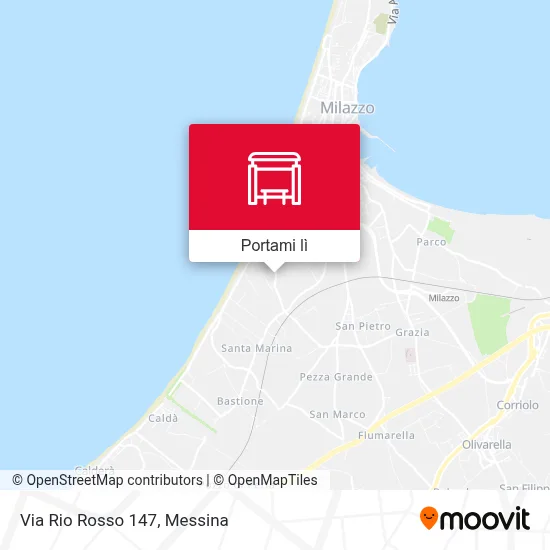 Mappa Via Rio Rosso 147