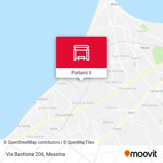 Mappa Via Bastiona 206