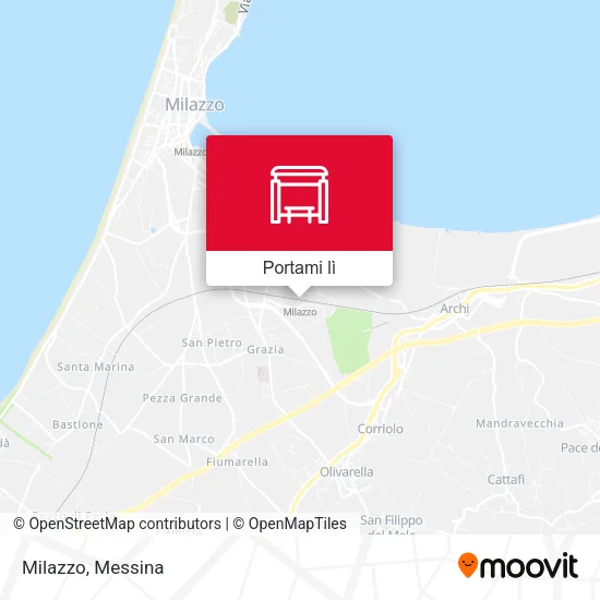 Mappa Milazzo