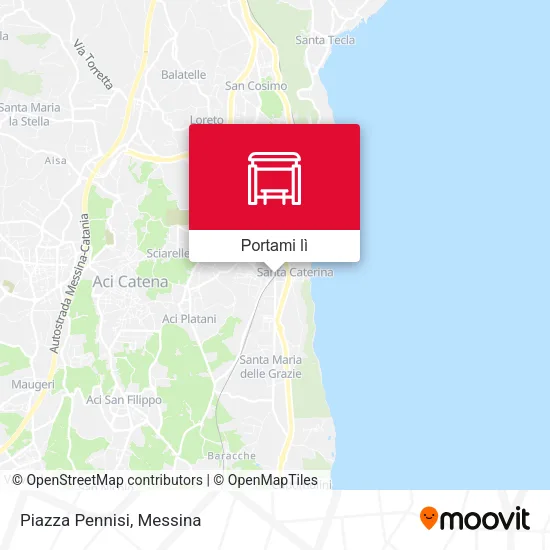 Mappa Piazza Pennisi