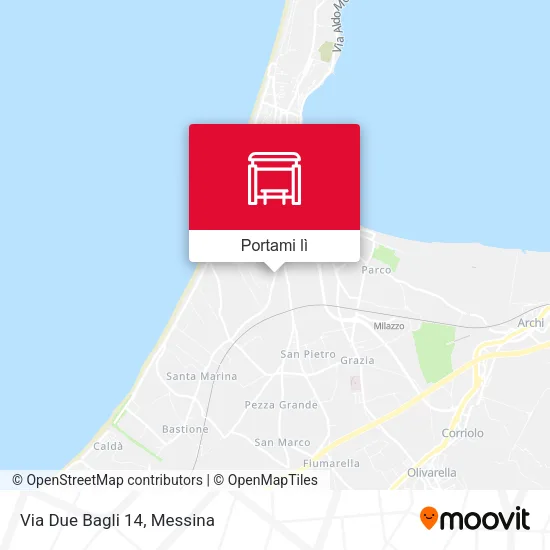 Mappa Via Due Bagli 14