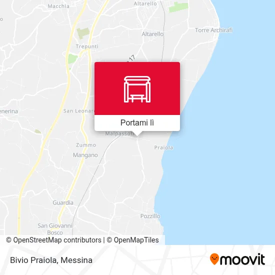 Mappa Bivio Praiola