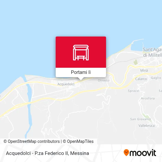 Mappa Acquedolci - P.za Federico II