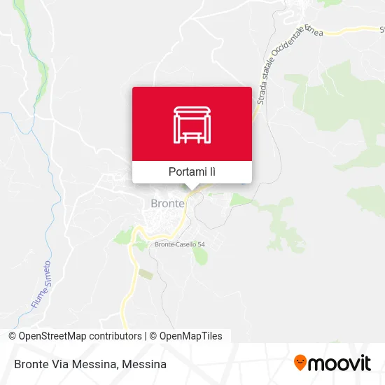 Mappa Bronte Via Messina