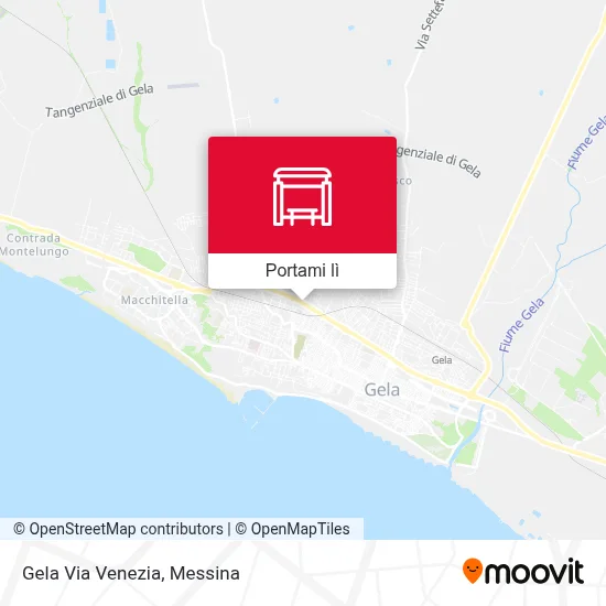 Mappa Gela Via Venezia
