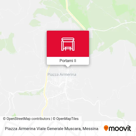 Mappa Piazza Armerina Viale Generale Muscara