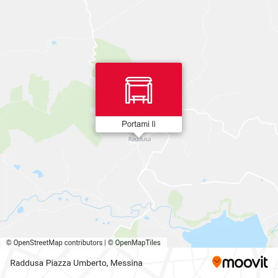 Mappa Raddusa Piazza Umberto