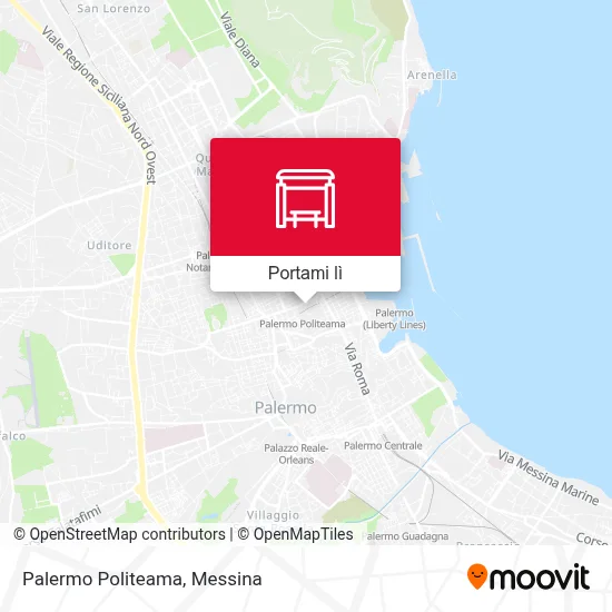 Mappa Palermo Politeama
