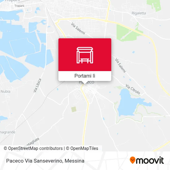 Mappa Paceco Via Sanseverino