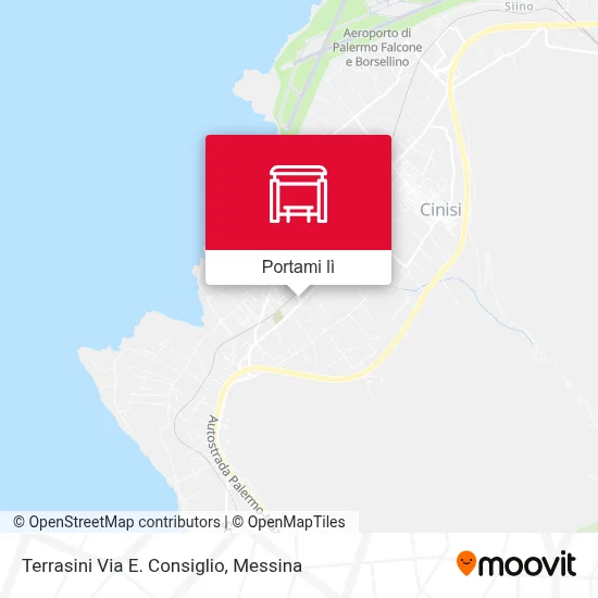 Mappa Terrasini Via E. Consiglio