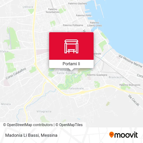 Mappa Madonia Li Bassi