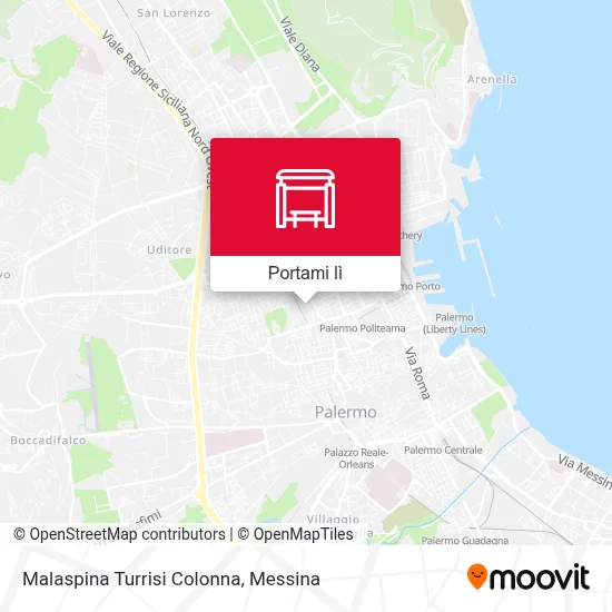 Mappa Malaspina Turrisi Colonna