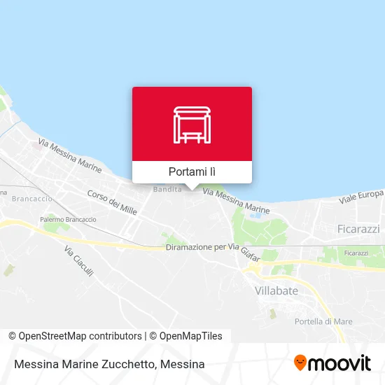 Mappa Messina Marine Zucchetto