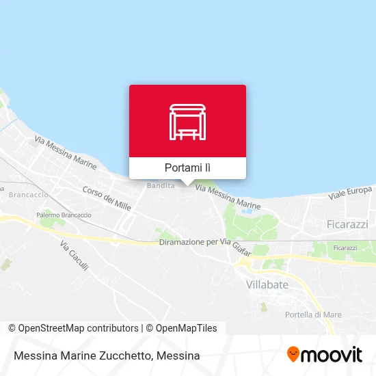 Mappa Messina Marine Zucchetto