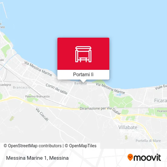 Mappa Messina Marine 1
