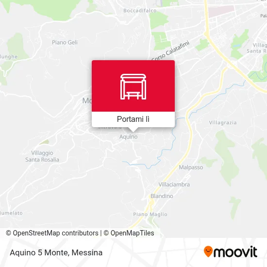Mappa Aquino 5 Monte