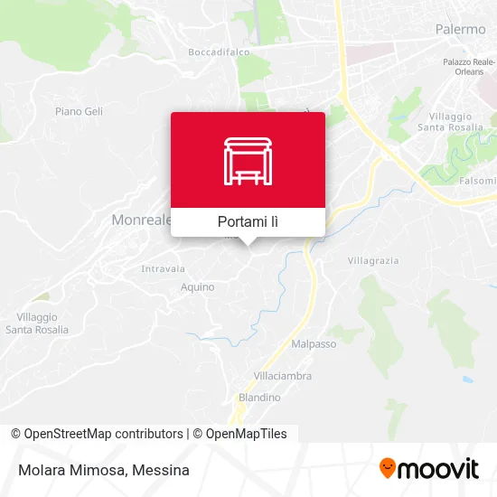 Mappa Molara Mimosa